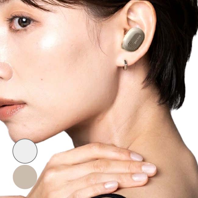 「軽量＆コンパクトでずっとつけていられる快適性」ハック(HAC) ワイヤレスイヤフォン ペコラ 連続再生時間6時間 高性能 Bluetooth5.3 HAC2-0412(24y6m)