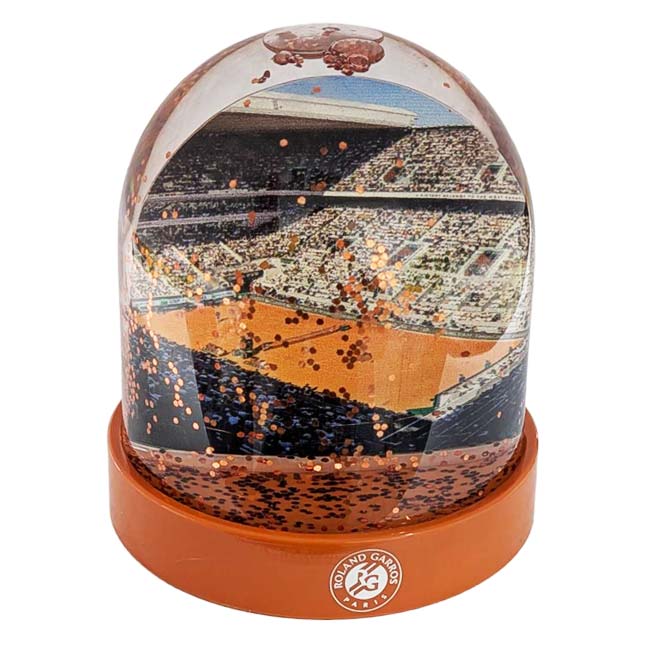 Roland Garros Official(ローランギャロス) クレーコート スノーグローブ スノードーム 置物 インテリア オブジェ 25FMGU909RGS クレー(26y8m)