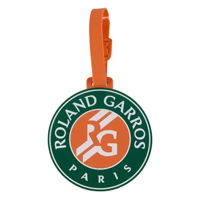 Roland Garros Official(ローランギャロス) 2026 公式ロゴ トラベルラベル ネームホルダー ラゲッジタグ バゲージタグ 名札 25FRGS611BAL クレー(26y8m)