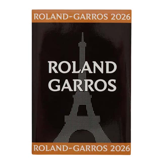 Roland Garros Official(ローランギャロス) 2026 エッフェル塔 プレイヤータオル柄 マグネット 磁石 1個 26FRGS602JOE ネイビー×クレー(26y8m)