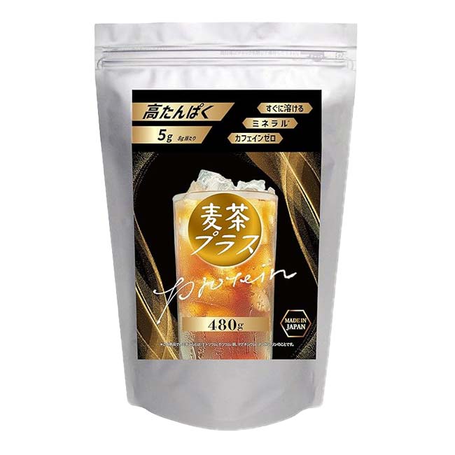 アースカラー 高たんぱく麦茶 麦茶プラス タンパク質補給 大容量粉末タイプ 冷水・常温専用 カフェインゼロ PL002(25y11m)