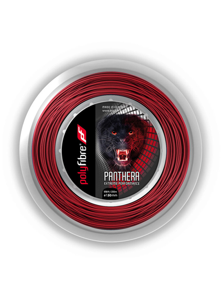 ポリファイバー パンテーラ(120／125／130) 120Mロール 硬式テニスガット ポリエステルガット(Polyfibre Panthera)120ｍ roll strings