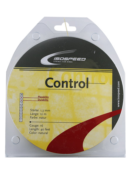 【パッケージ品】イソスピード コントロール クラシック(1.30mm) 硬式テニスガット(ISOSPEED Control Classic 16)set strings