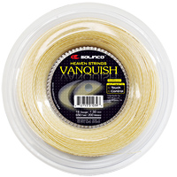 ソリンコ ヴァンキッシュ(1.20mm／1.30mm) 200Mロール 硬式テニスガットマルチフィラメント Solinco Vanquish (1.20mm／1.30mm)strings