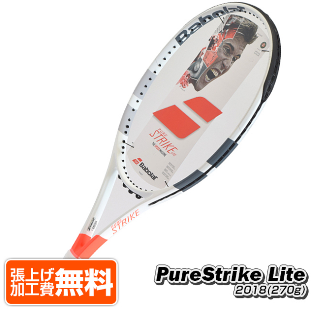 国内未発売モデル バボラ Babolat ピュア ストライク Lite ライト 18 270g 海外正規品 18年3月発売 硬式テニスラケット Nc