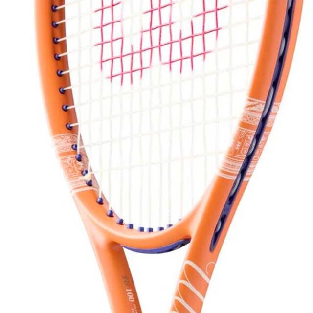 Wilson テニスラケット オレンジ レア 高学年用 ウイルソン（Wilson）（キッズ）ジュニア 硬式用テニスラケット BURN