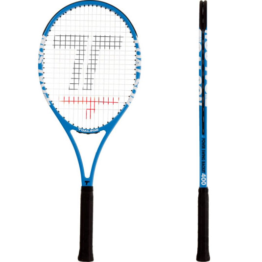 【11%OFFマジッククーポン対象】実際に打てる！ウエイトラケット トアルソン(Toalson) パワースイングラケット400(400g) 海外正規品 硬式テニスラケット 1DR94000 ブルー(17y6m)[AC]
