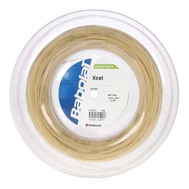 バボラ(Babolat) Xcel エクセル 1.35mm 200Mロール 硬式テニス マルチフィラメントガット 243110 ナチュラル(25y12m)