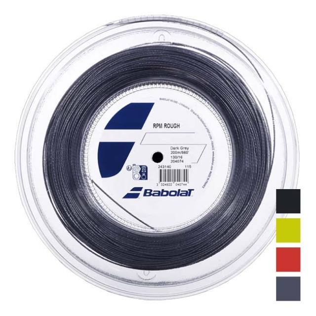 バボラ(Babolat) RPMラフ (旧 RPMブラストラフ) RPM ROUGH (125／130／135) 200 Mロール 硬式テニス ポリエステルガット (20y7m)