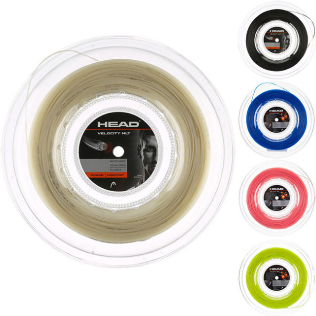 ヘッド ベロシティ MLT 200Mロール(1.25mm／1.30mm)硬式テニスガット 281414 マルチフィラメントガット(Head Velocity MLT String)(15y12m)