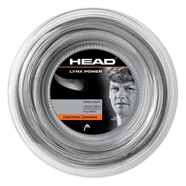 ヘッド(HEAD) Lynx Power リンクス パワー 1.25／1.30mm 200M 硬式テニス ポリエステルガット 281056-SI シルバー(26y4m)