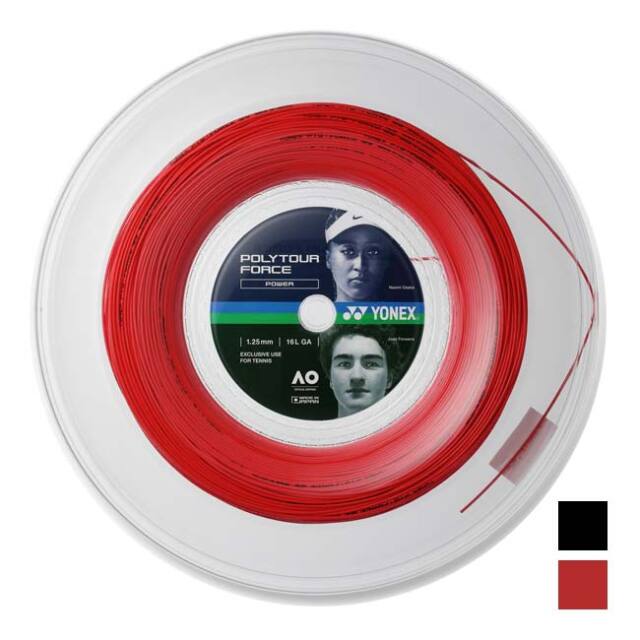 ヨネックス(YONEX) POLY TOUR FORCE ポリツアーフォース 1.20mm／1.25mm／1.30mm 200Mロール 硬式テニス ポリエステルガット 国内正規品 PTF(26y1m)