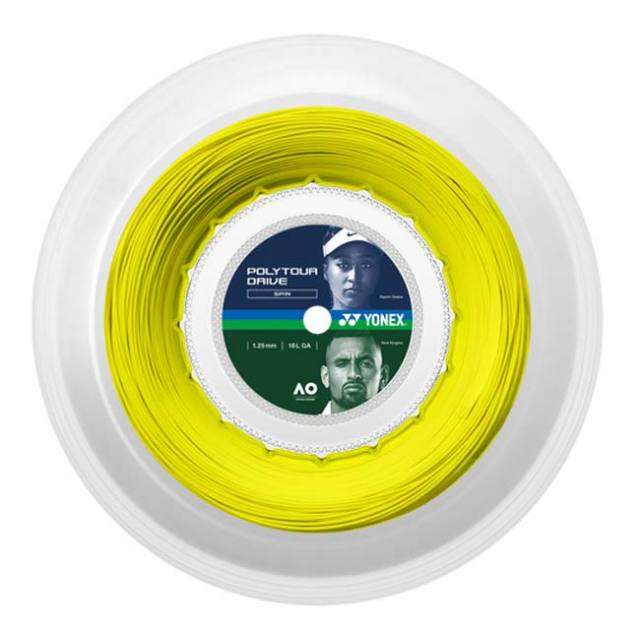 海外限定！強力スピン8角形ストリング】ヨネックス(YONEX) ポリツアー ドライブ 1.25mm 200Mロール 硬式テニス ポリエステルガット ※並行輸入品※ PTD125-2-557(24y10m)