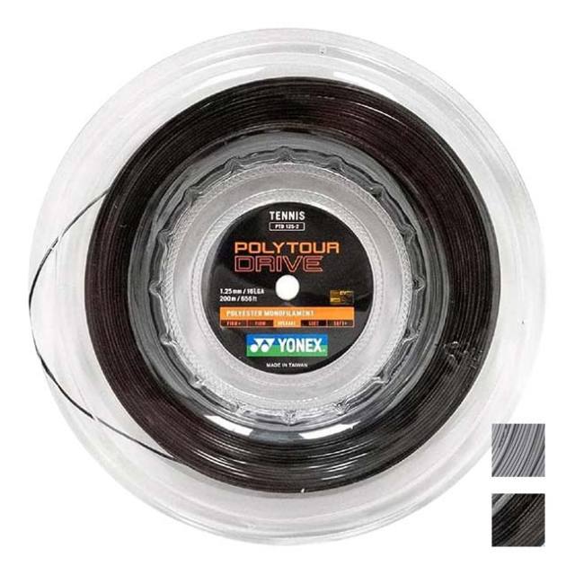 「国内未発売モデル」ヨネックス(YONEX) ポリツアー ドライブ 1.25mm 200Mロール 硬式テニスポリエステルガット PTD125-2※並行輸入品※(18y3m)