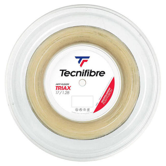 テクニファイバー(Tecnifibre) TRIAX トライアックス (1.28mm／1.33mm／1.38mm) 200Mロール 硬式テニス マルチフィラメントガット 01RTR(20y8m)
