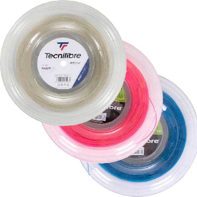 テクニファイバー(Tecnifibre) マルチフィール (1.25mm／1.30mm／1.35mm)200Mロール 硬式テニス マルチフィラメントガット (20y5m)