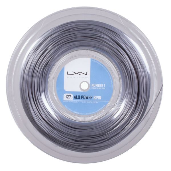ルキシロン ビッグバンガー アルパワー スピン(1.27mm) 220Mロール 硬式テニス ポリエステル ガット( Luxilon BB ALU Power Spin 1.27 String Reel 220m)WRZ9932
