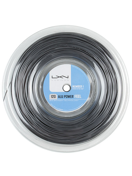 ルキシロン ビッグバンガー アルパワー フィール(1.20mm) 200Mロール 硬式テニス ポリエステル ガット(Luxilon ALU Power Feel 17 (1.20) 200m String Reel)WRZ9901