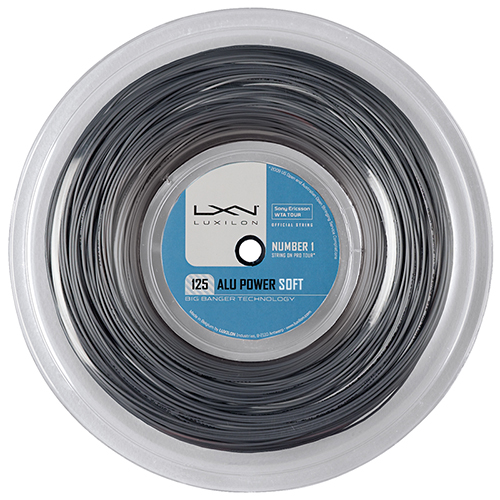 ルキシロン ビッグバンガー アルパワー ソフト(1.25mm) 200Mロール 硬式テニス ポリエステル ガット(Luxilon ALU Power Soft 200m String Reel)WRZ990102(15y11m)