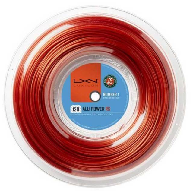 ルキシロン(Luxilon) アルパワー ALUPOWER RG ローランギャロス 1.28mm 200mロール 硬式テニス ポリエステルガット WR8302501128-レッドクレー(20y5m)