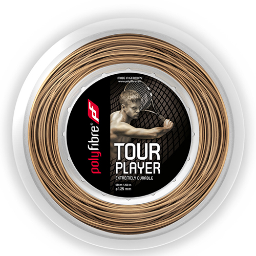 ポリファイバー ツアー プレイヤー(1.25mm)200Mロール硬式テニスガット ポリエステルガット(Polyfibre Tour Player 16L／1.25 String)(15y8m)