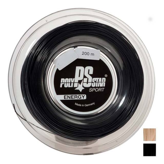 POLYSTAR ENERGY ポリスター エナジー (1.20／1.25／1.30／1.35mm) 200Mロール 硬式テニス ポリエステル ガット