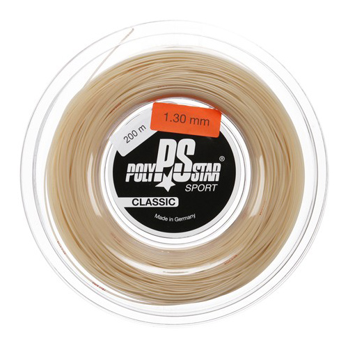 ポリスター クラシック (1.20／1.25／1.30mm) 200Mロール 硬式テニスガット ポリエステルガット(Polystar Classic 200M reel strings ) (15y8m)