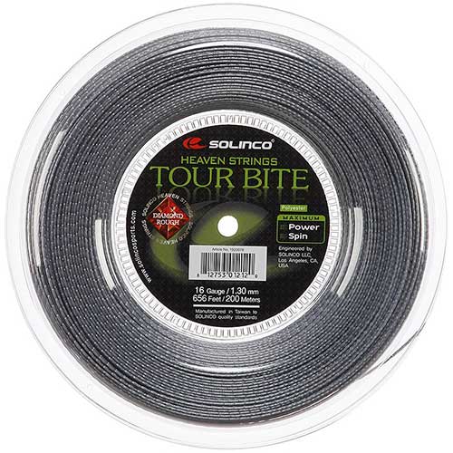 ソリンコ(Solinco) ツアーバイト ダイアモンド ラフ(1.20／1.25／1.30mm) 200Mロール 硬式テニス ポリエステル ガット  Tour Bite DIAMOND ROUGH