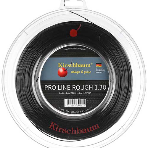 キルシュバウム(Kirschbaum) プロライン ラフ／PROLINE ROUGH 200Mロール 硬式テニスガット ポリエステル ガット プロライン2ラフ PROLINE2ROUGH (1.20／1.25／1.30)