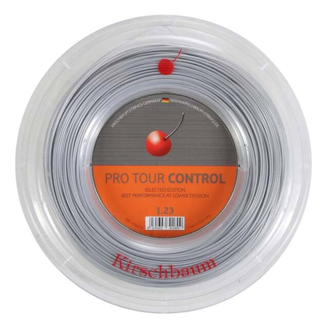 キルシュバウム(Kirschbaum) PRO TOUR CONTROL プロツアー コントロール (113／118／123／128) 200Mロール 硬式テニス ポリエステルガット (23y3m)