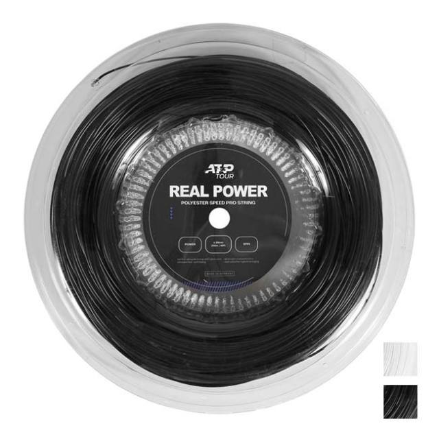 ATP TOUR REAL POWER リアルパワー (1.20mm／1.25mm) 200Mロール 硬式テニス ポリエステルガット ATP260027／ATP260029(24y1m)