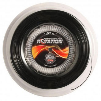 トップスピン マックス ローテーション(1.27mm／1.31mm) 220Ｍロール 硬式テニス ポリエステルガット(Topspin MAX ROTATION)(16y10m)