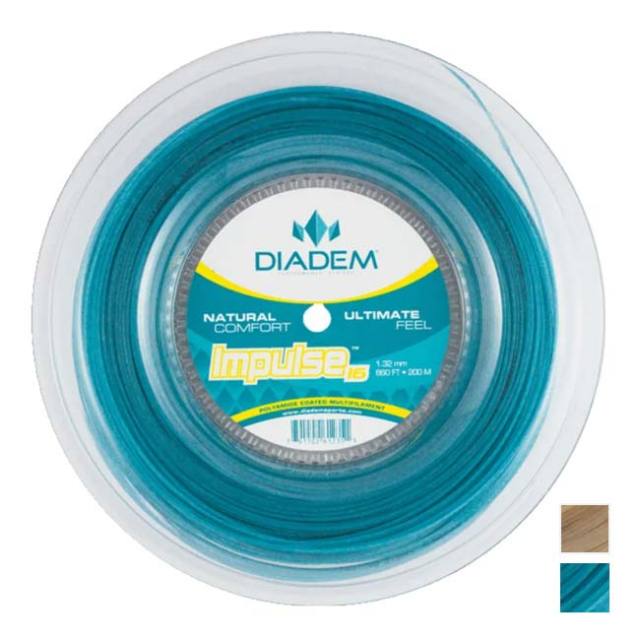 ダイアデム(DIADEM) IMPULSE インパルス 1.25mm／1.32mm 200Mロール 硬式テニス マルチフィラメントガット (24y2m)