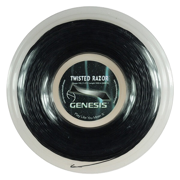 ジェネシス(GENESIS) ツイスティッドレーザー (1.27mm)200Mロール 硬式テニス ポリエステルガット(17y5m)
