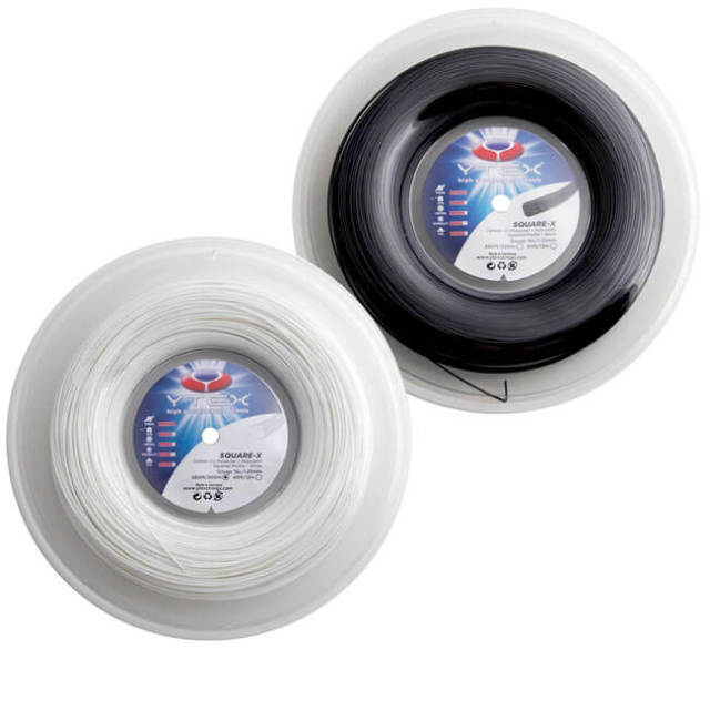 YTEX(ワイテックス) スクエアX 1.25mm 200Mロール 硬式テニス ポリエステルガット (19y6m) アミュゼスポーツ