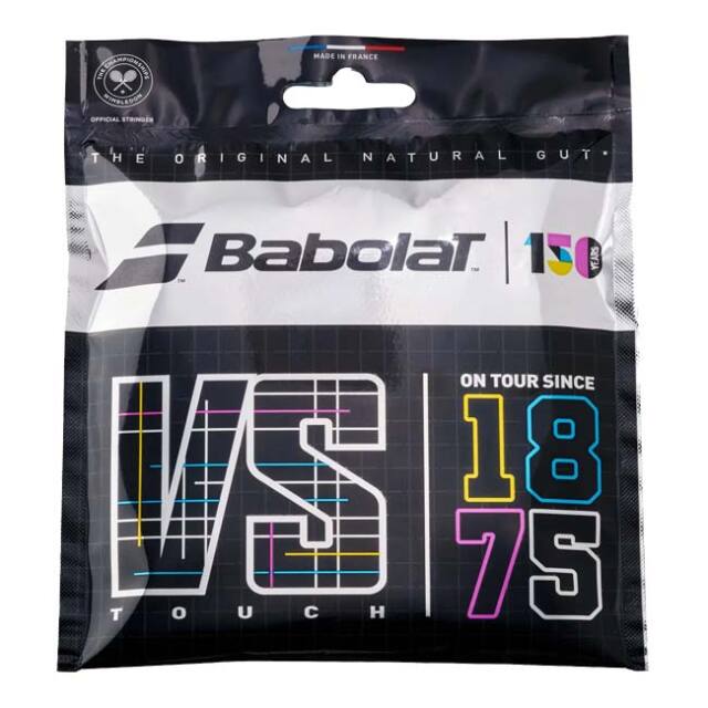 【単張パッケージ品】【バボラストリング誕生150周年】バボラ(Babolat) TOUCH VS タッチブイエス 16(1.30mm) 硬式テニス ナチュラルガット 201033-128(26y1m)