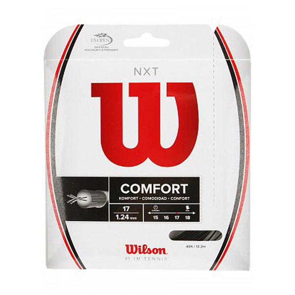 【パッケージ品】ウィルソン(Wilson) NXT 16／17 (1.30mm／1.24mm) WRZ942700／WRZ942800／WRZ942900／WRZ943000 硬式テニスマルチフィラメントガット