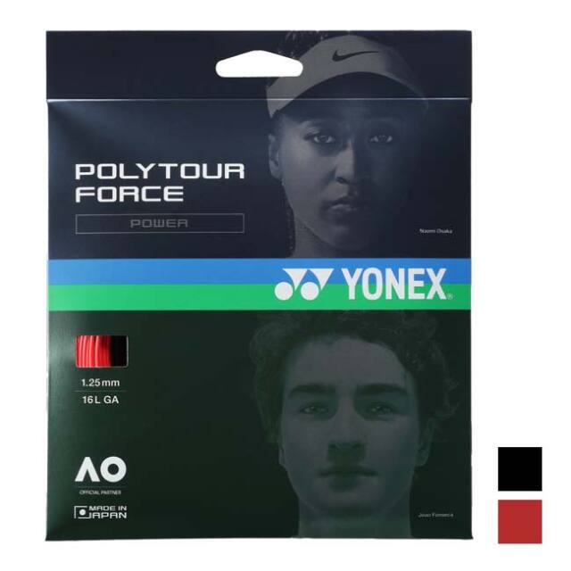 【単張パッケージ品】ヨネックス(YONEX) POLY TOUR FORCE ポリツアーフォース 1.20mm／1.25mm／1.30mm 硬式テニス ポリエステルガット 国内正規品 PTGF(26y1m)