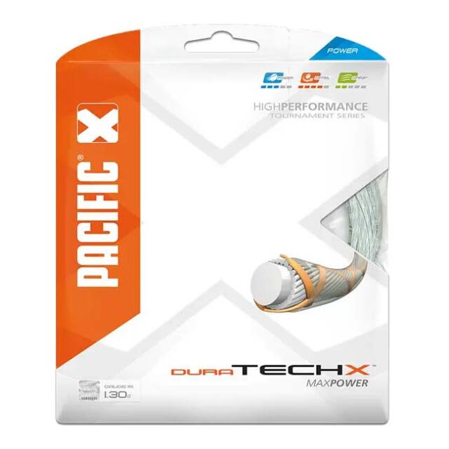 【パッケージ品】パシフィック(Pacific) DURA TECH X デュラテックX (1.30mm) 硬式テニス マルチフィラメントガット 国内正規代理店商品 PC-2256.00(25y4m)