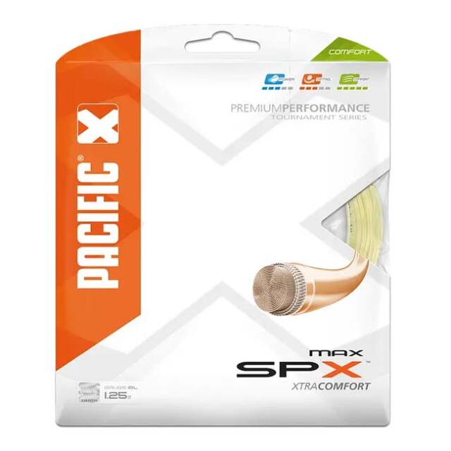 【パッケージ品】パシフィック(Pacific) SPX MAX SPXマックス (1.25mm／1.30mm) 硬式テニス マルチフィラメントガット 国内正規代理店商品(25y4m)