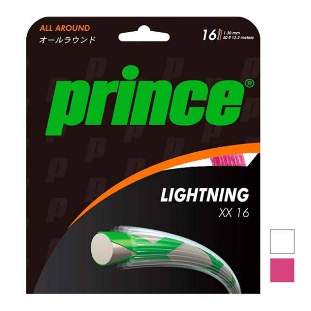 【単張パッケージ品】プリンス(Prince) LIGHTNING XX 16 ライトニング XX 16 16(1.30mm) 硬式テニス ナイロンモノフィラメントガット 国内正規品 7J398(25y6m)