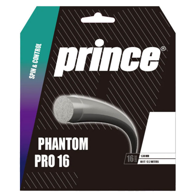 【単張パッケージ品】プリンス(Prince) PHANTOM PRO ファントムプロ 1.30mm／1.25mm 硬式テニス ポリエステルガット 7JJ035／7JJ036-234(21y11m)