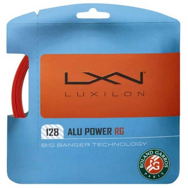 [単張パッケージ品]ルキシロン(Luxilon) アルパワー ALUPOWER RG ローランギャロス 1.28mm 硬式テニス ポリエステルガット WR8302401128-レッドクレー(20y5m)
