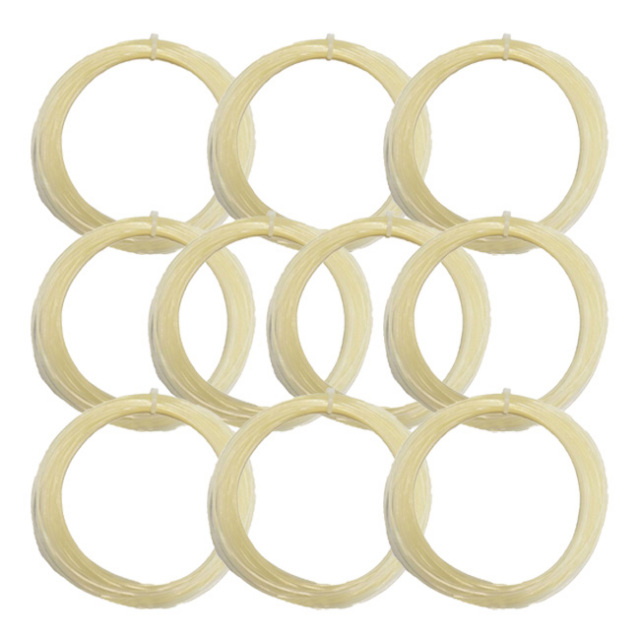 【マジッククーポン対象】 「10張りSet」「お試し12Mカット品」ゴーセン(Gosen) ウミシマ レイテックスタッチ 1.31mm ノンパッケージ 無印字 海島型モノフィラメントガット 硬式テニスガット (22y8m)