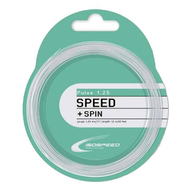 【単張パッケージ品】イソスピード(Isospeed) PULSE パルス 1.25mm／1.30mm 硬式テニス ポリエステルガット(25y12m)