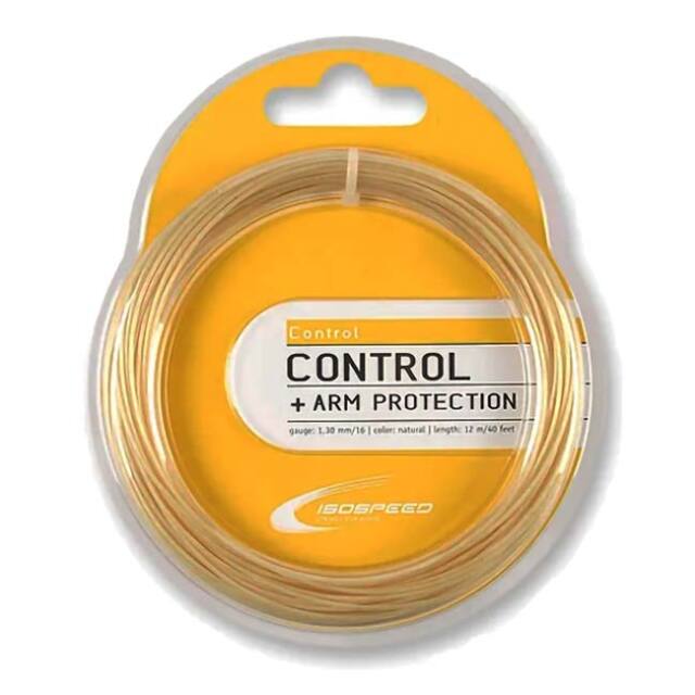 【単張パッケージ品】イソスピード(Isospeed) Control コントロール 1.30mm 硬式テニス マルチフィラメントガット(25y12m)