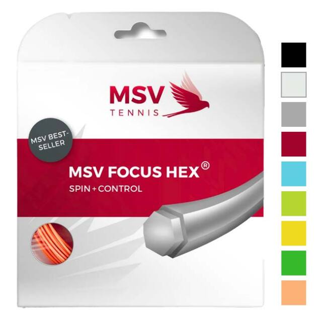 【単張パッケージ品】MSV(エムエスブイ) Focus HEX フォーカスヘックス 1.10／1.18／1.23／1.27／1.33mm (26y4m)