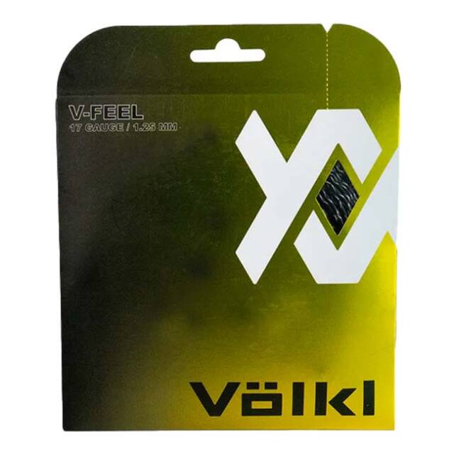 【単張パッケージ品】フォルクル(Volkl) V-FEEL Vフィール (1.25mm／1.30mm) 硬式テニス マルチフィラメントガット(25y3m)