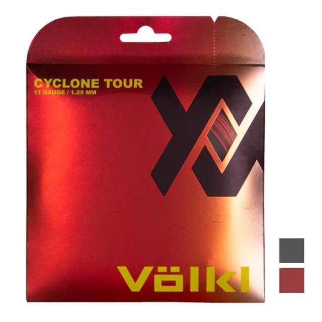 【単張パッケージ品】フォルクル(Volkl) CYCLONE TOUR サイクロン ツアー (1.20mm／1.25ｍｍ／1.30mm) 硬式テニス ポリエステルガット(25y3m)