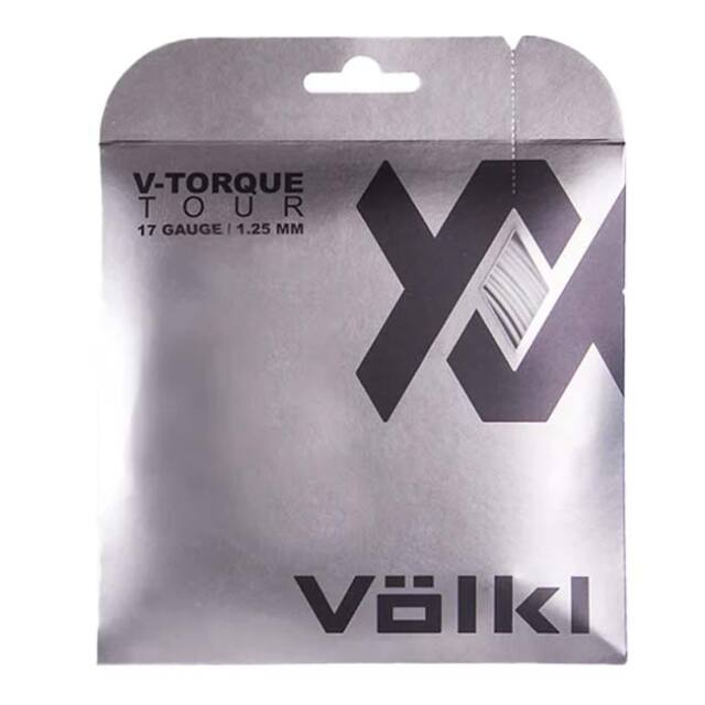 【単張パッケージ品】フォルクル(Volkl) V-TORQUE TOUR Vトルク ツアー (1.10mm／1.20mm／1.25mm／1.30mm) 硬式テニス ポリエステルガット(25y3m)